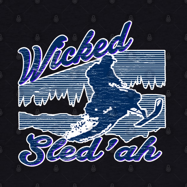 Wicked Sled'ah Graphic Tee by wickeddecent